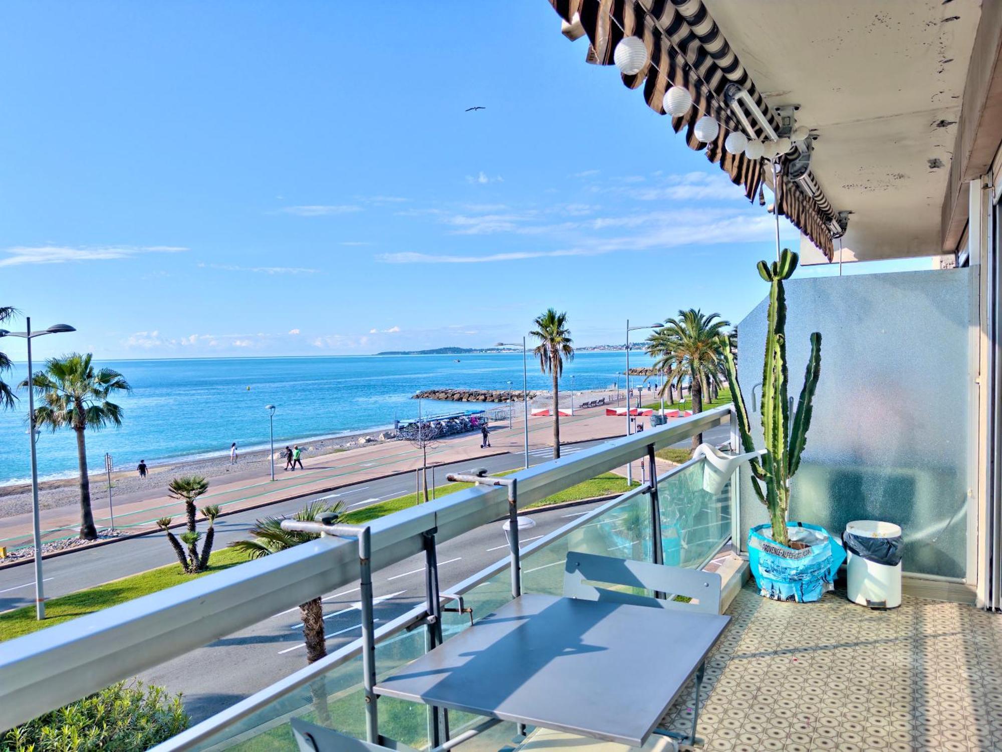 Panoramic Sea View Studio 24H Checkin Cagnes-sur-Mer Exterior photo